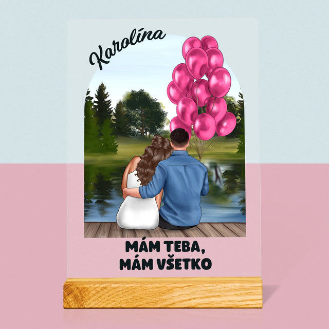 Tvorenie Postavy: Ona A On - Tlač Na Akrylové Sklo (Vertikálne)