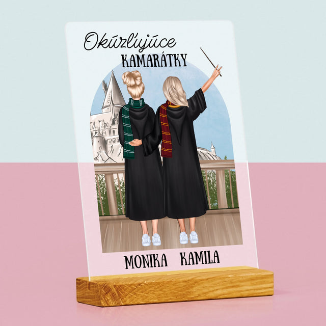 Tvorenie Postavy: Okúzľujúce Kamarátky - Tlač Na Akrylové Sklo (Vertikálne)