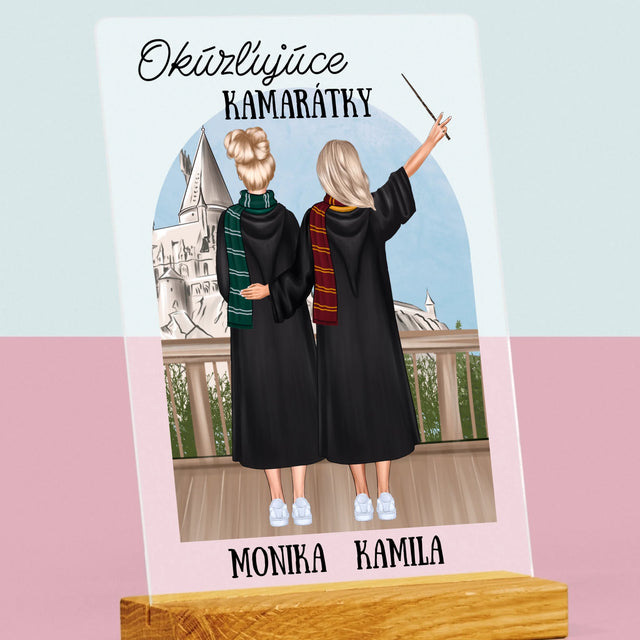 Tvorenie Postavy: Okúzľujúce Kamarátky - Tlač Na Akrylové Sklo (Vertikálne)