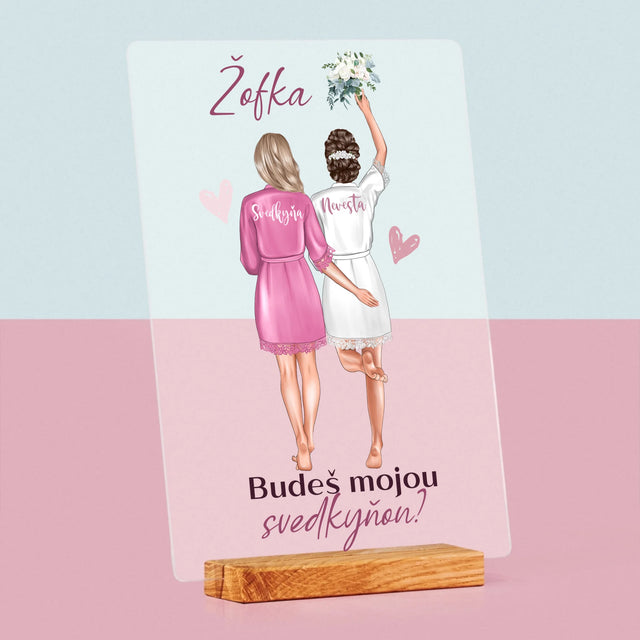 Tvorenie Postavy: Budeš Mojou Svedkyňou - Tlač Na Akrylové Sklo (Vertikálne)