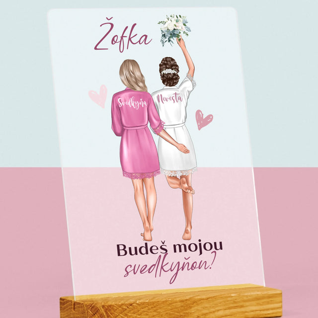 Tvorenie Postavy: Budeš Mojou Svedkyňou - Tlač Na Akrylové Sklo (Vertikálne)