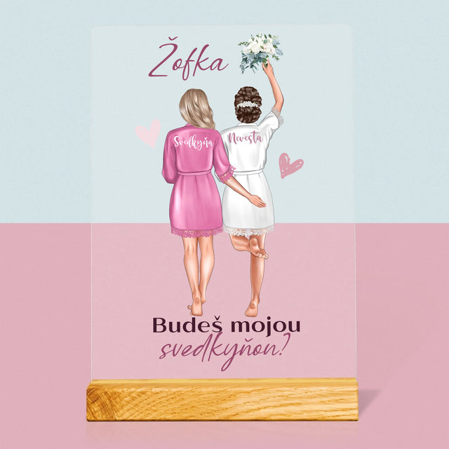 Tvorenie Postavy: Budeš Mojou Svedkyňou - Tlač Na Akrylové Sklo (Vertikálne)