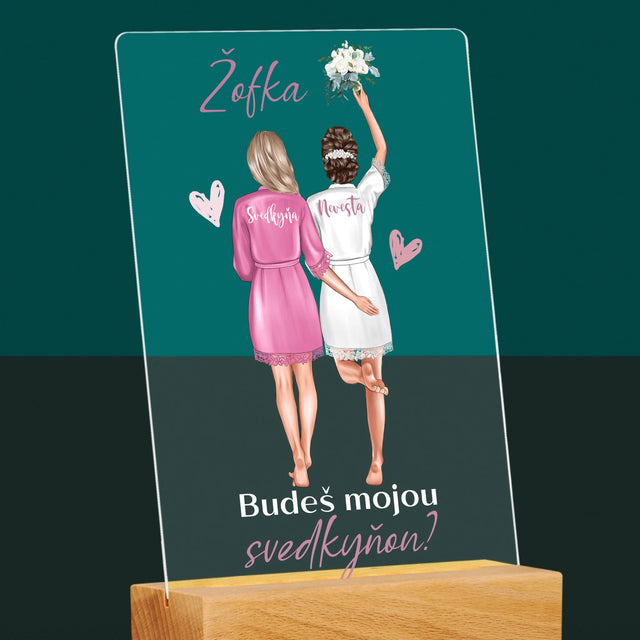 Tvorenie Postavy: Budeš Mojou Svedkyňou - Tlač Na Akrylové Sklo (Vertikálne)