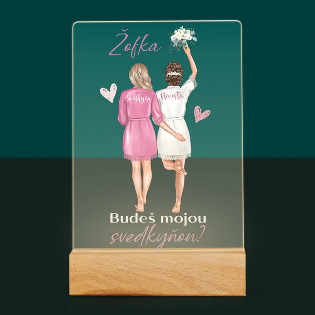 Tvorenie Postavy: Budeš Mojou Svedkyňou - Tlač Na Akrylové Sklo (Vertikálne)