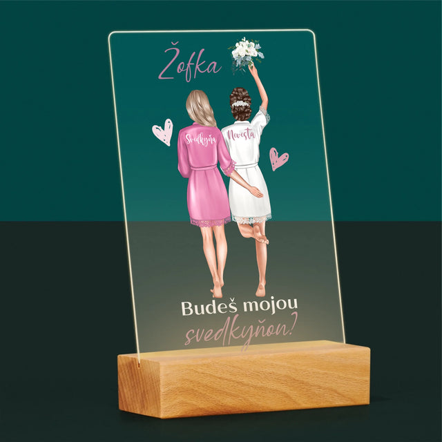 Tvorenie Postavy: Budeš Mojou Svedkyňou - Tlač Na Akrylové Sklo (Vertikálne)