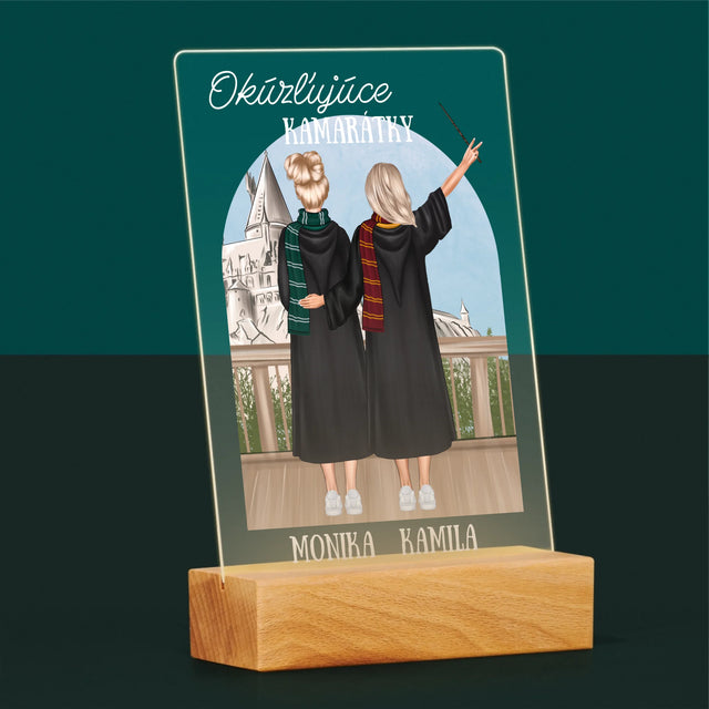 Tvorenie Postavy: Okúzľujúce Kamarátky - Tlač Na Akrylové Sklo (Vertikálne)