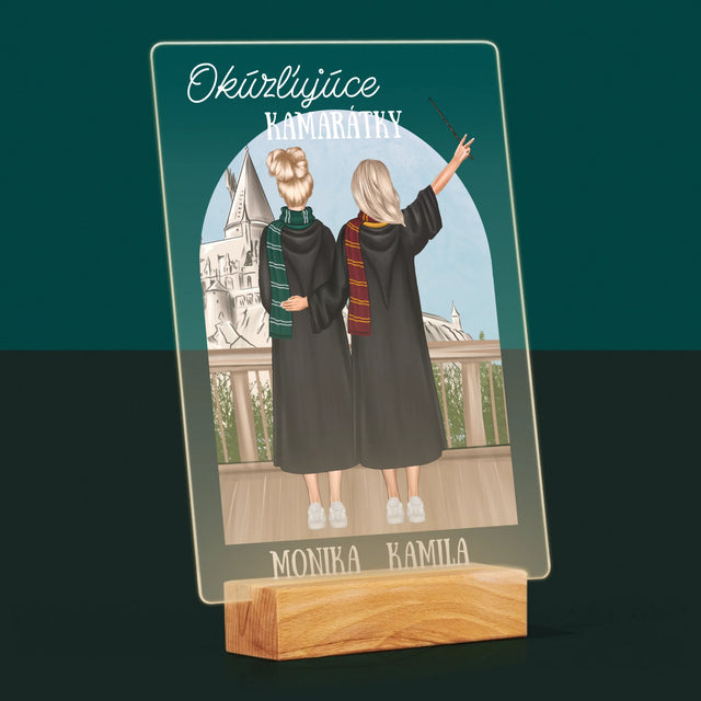 Tvorenie Postavy: Okúzľujúce Kamarátky - Tlač Na Akrylové Sklo (Vertikálne)