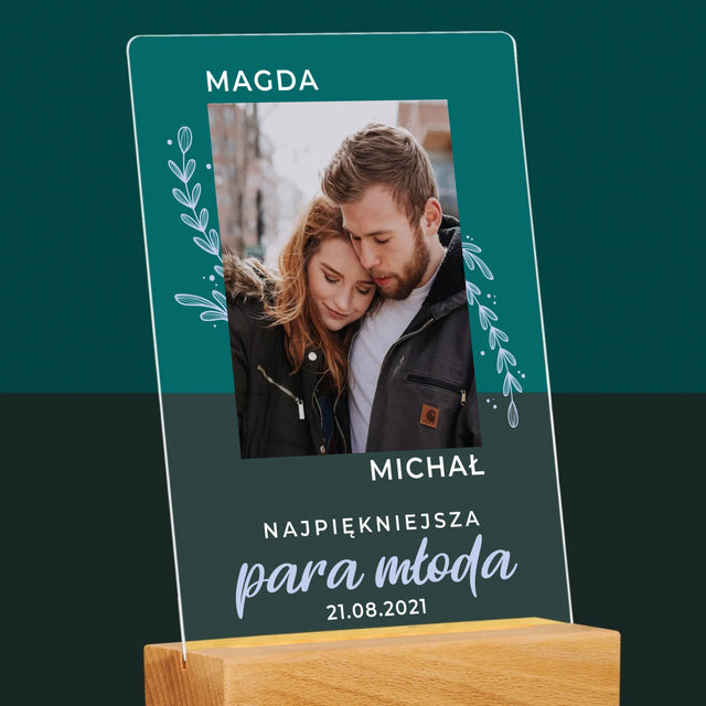 Tvorenie Postavy: Mladomanželia - Tlač Na Akrylové Sklo (Vertikálne)