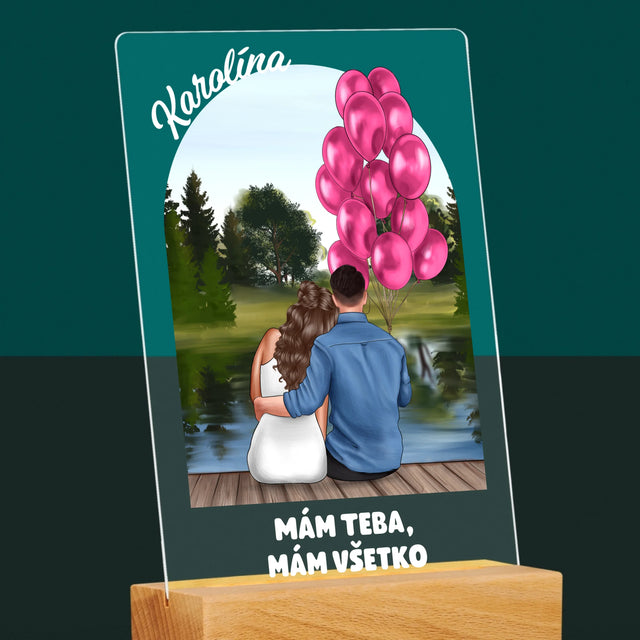 Tvorenie Postavy: Ona A On - Tlač Na Akrylové Sklo (Vertikálne)