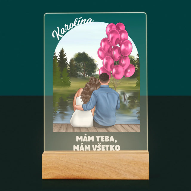 Tvorenie Postavy: Ona A On - Tlač Na Akrylové Sklo (Vertikálne)