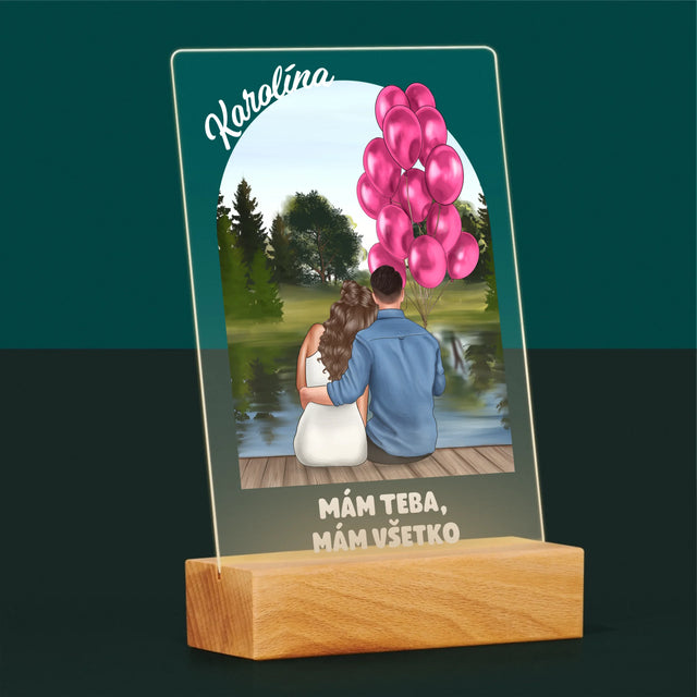 Tvorenie Postavy: Ona A On - Tlač Na Akrylové Sklo (Vertikálne)