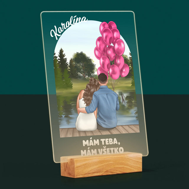 Tvorenie Postavy: Ona A On - Tlač Na Akrylové Sklo (Vertikálne)