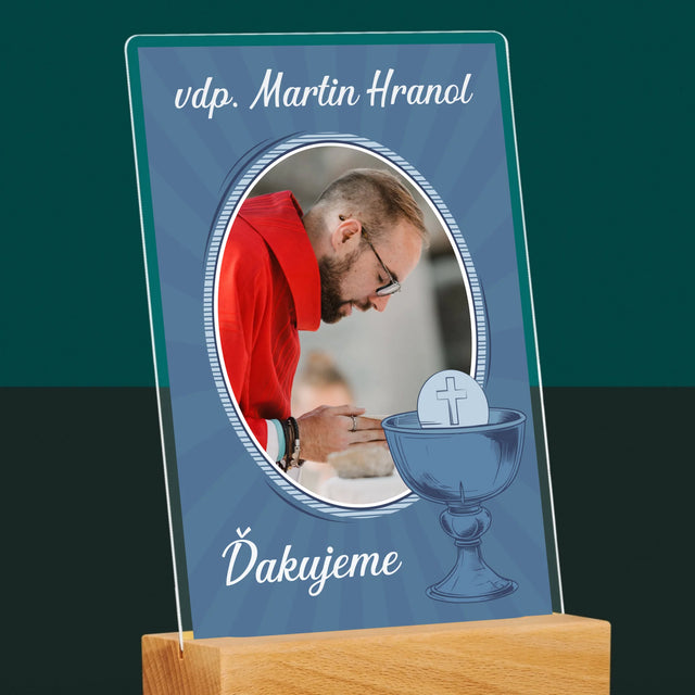 Meno A Podpis: Ďakujeme Vám - Tlač Na Akrylové Sklo (Vertikálne)