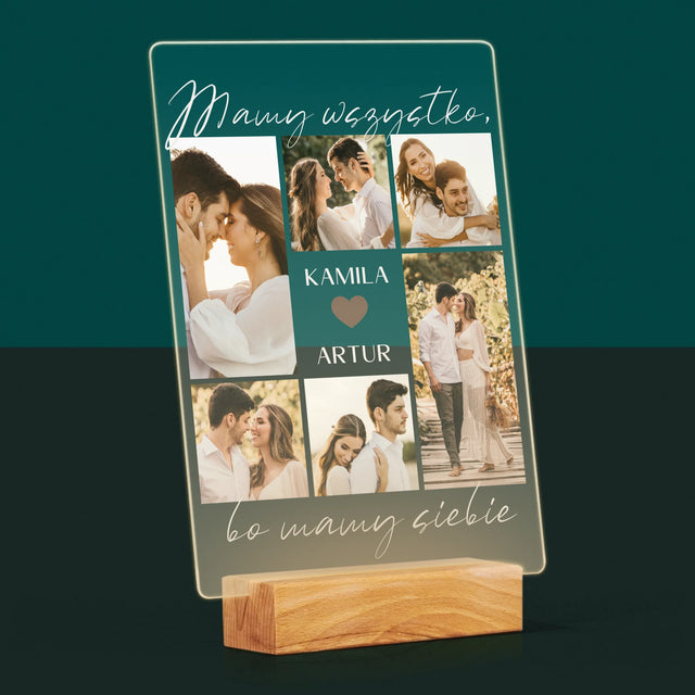 Fotokoláž: Máme Všetko, Kým Máme Seba - Tlač Na Akrylové Sklo (Vertikálne)