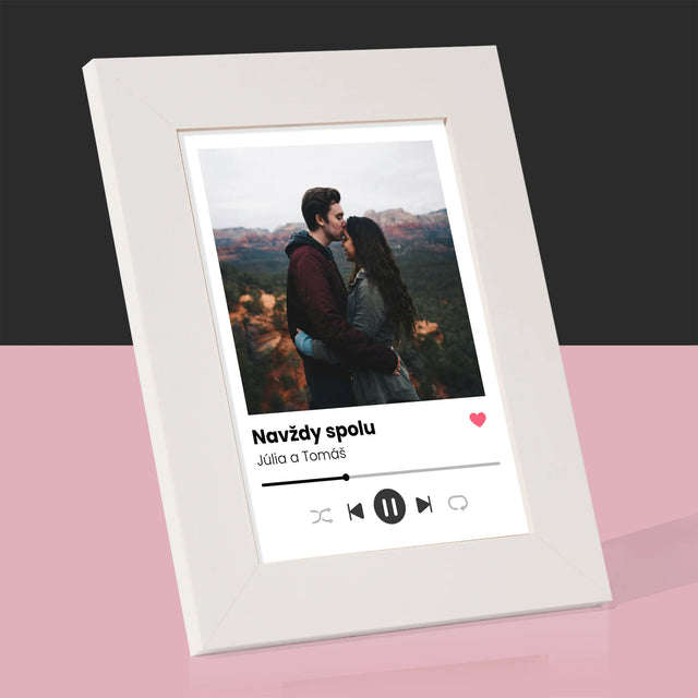 Fotografia A Podpis: Spotify S Tvojou Fotografiou - Rámček Na Fotografiu (Vertikálne)