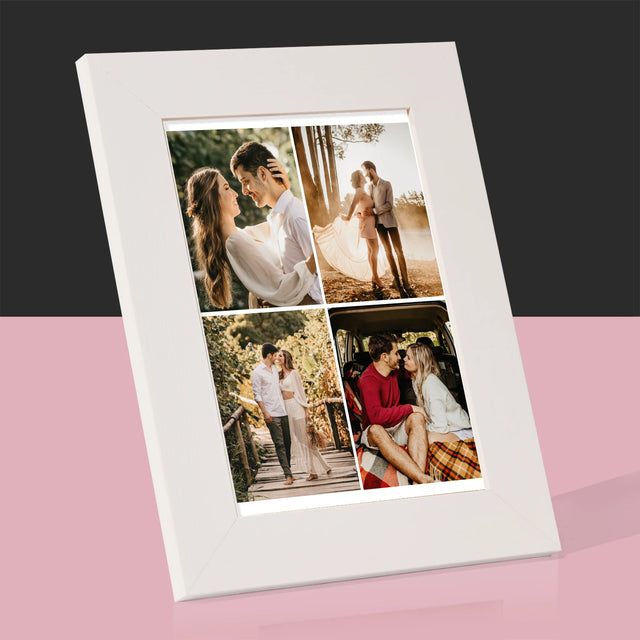 Fotokoláž: 4 Fotografie - Rámček Na Fotografiu (Vertikálne)