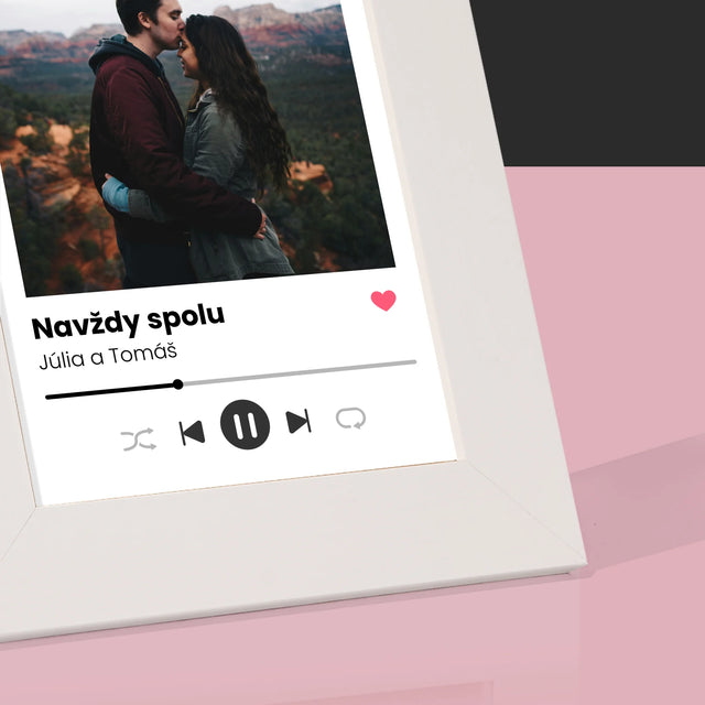 Fotografia A Podpis: Spotify S Tvojou Fotografiou - Rámček Na Fotografiu (Vertikálne)