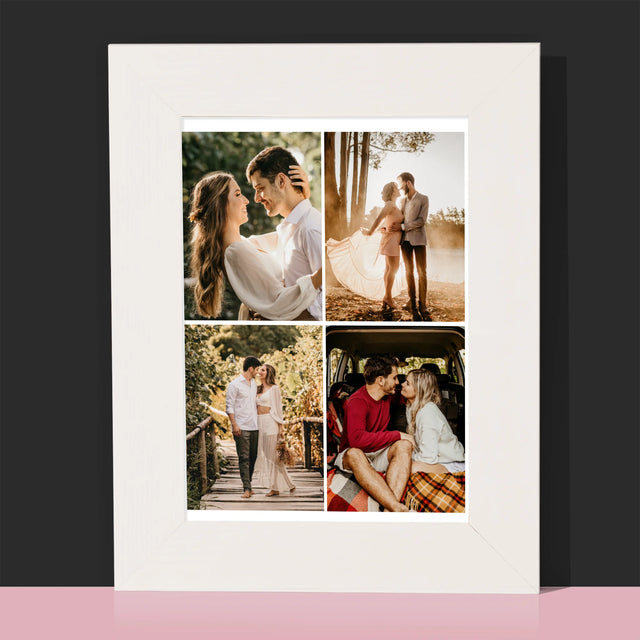 Fotokoláž: 4 Fotografie - Rámček Na Fotografiu (Vertikálne)