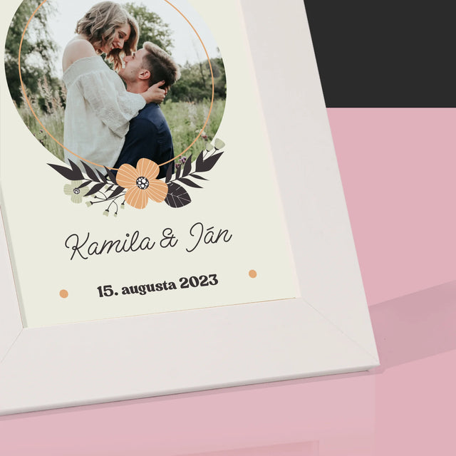 Fotografia A Podpis: Zamilovaní - Rámček Na Fotografiu (Vertikálne)