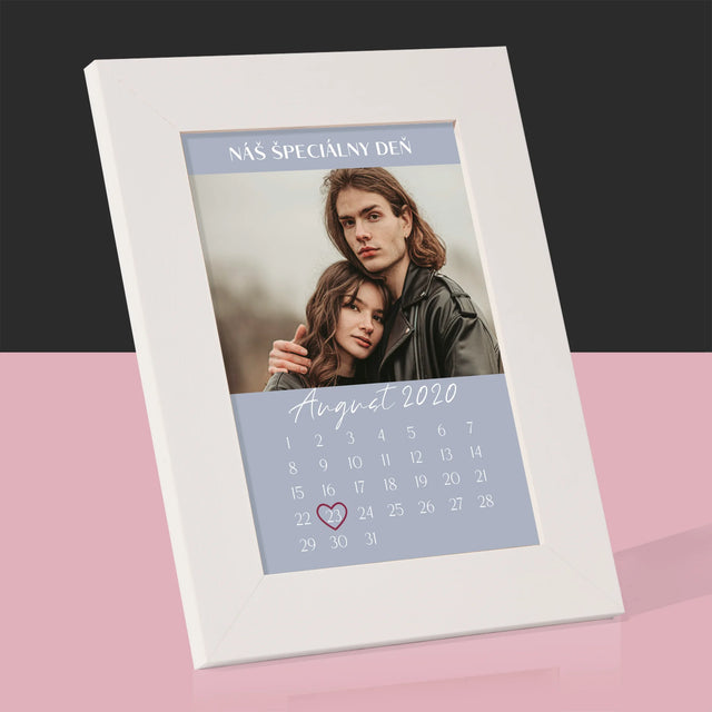 Fotografia A Podpis: Náš Špeciálny Deň - Rámček Na Fotografiu (Vertikálne)