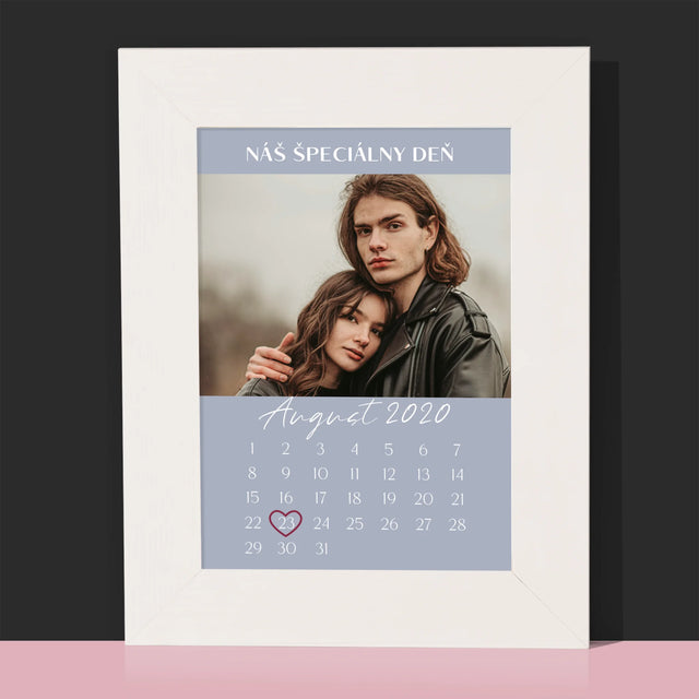 Fotografia A Podpis: Náš Špeciálny Deň - Rámček Na Fotografiu (Vertikálne)