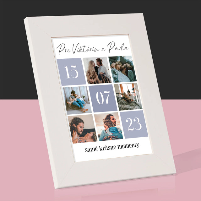 Fotokoláž: Najlepšie Momenty - Rámček Na Fotografiu (Vertikálne)