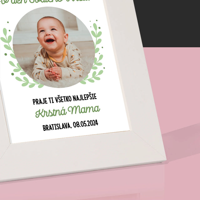 Fotografia A Podpis: Pri Príležitosti Svätého Krstu - Rámček Na Fotografiu (Vertikálne)