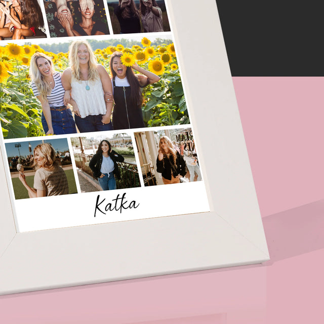 Fotokoláž: Najlepšia Kamarátka - Rámček Na Fotografiu (Vertikálne)