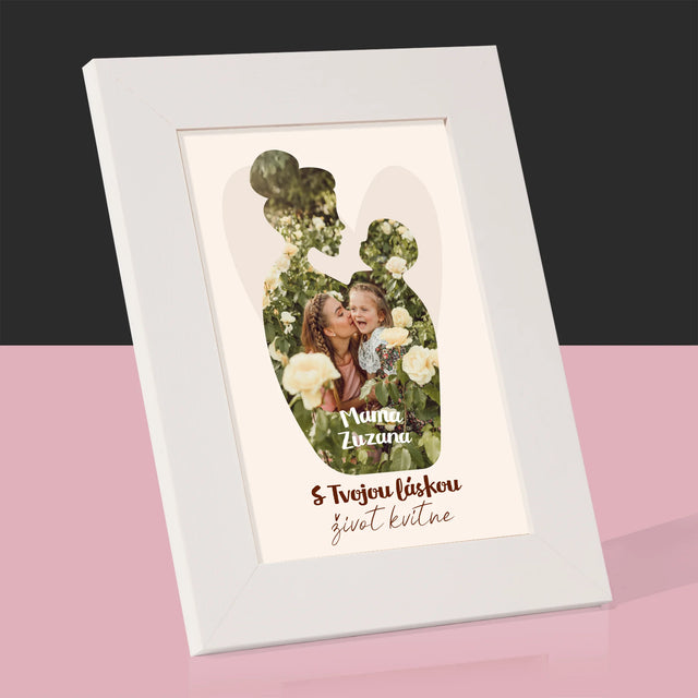 Tvar Z Fotografií: Tvoja Láska - Rámček Na Fotografiu (Vertikálne)