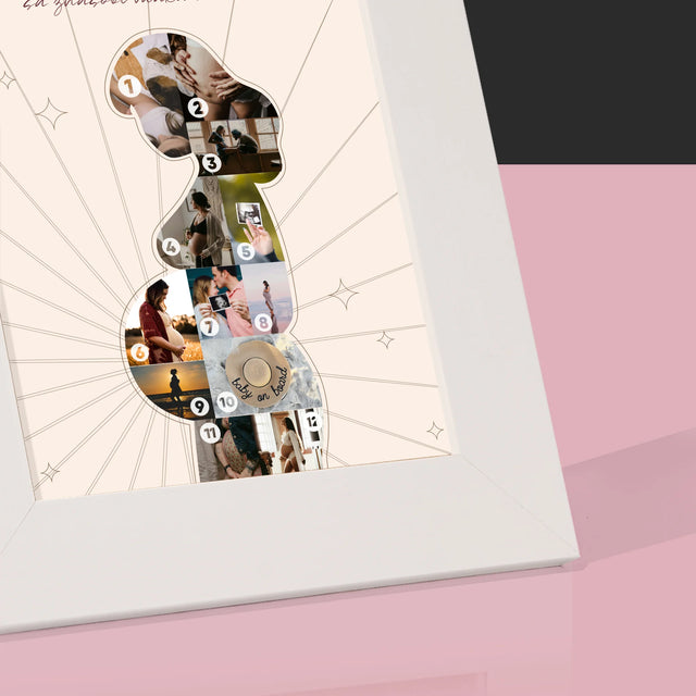 Tvar Z Fotografií: Radosť - Rámček Na Fotografiu (Vertikálne)