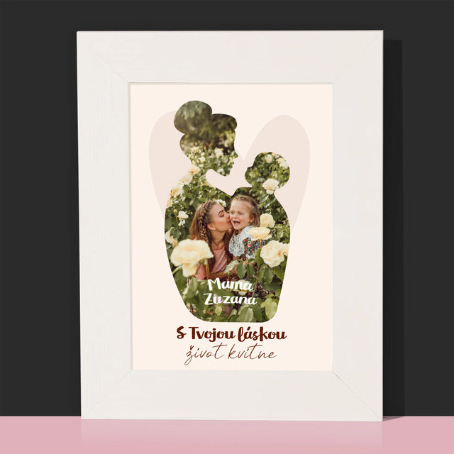 Tvar Z Fotografií: Tvoja Láska - Rámček Na Fotografiu (Vertikálne)