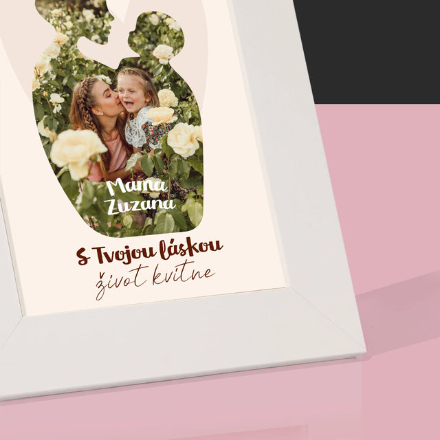Tvar Z Fotografií: Tvoja Láska - Rámček Na Fotografiu (Vertikálne)