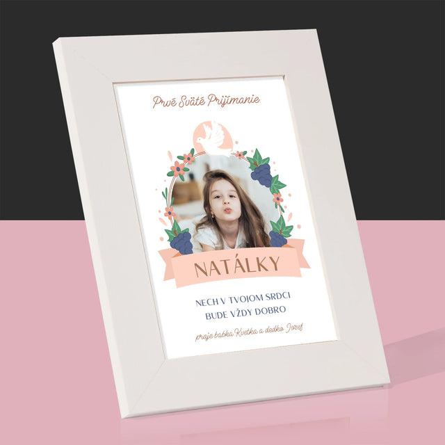 Fotografia A Podpis: Dobro V Srdci Prijímanie - Rámček Na Fotografiu (Vertikálne)