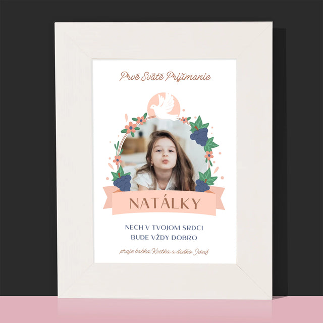 Fotografia A Podpis: Dobro V Srdci Prijímanie - Rámček Na Fotografiu (Vertikálne)