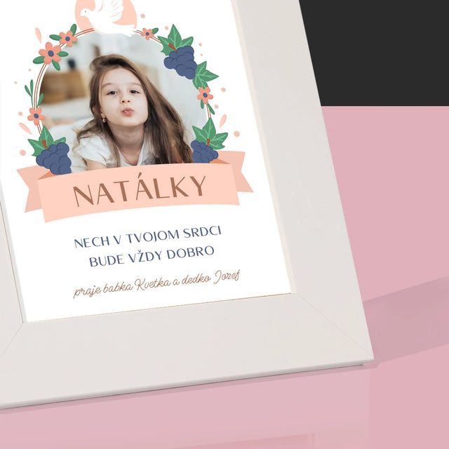 Fotografia A Podpis: Dobro V Srdci Prijímanie - Rámček Na Fotografiu (Vertikálne)