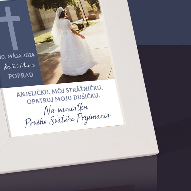 Fotografia A Podpis: Strážny Anjel 1. Sv Príjimanie - Rámček Na Fotografiu (Vertikálne)