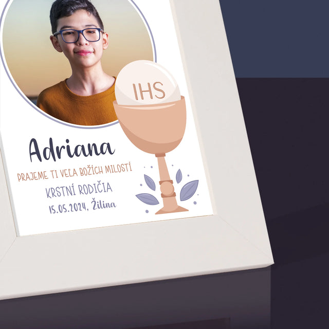 Fotografia A Podpis: Prvé Sväté Prijímanie - Rámček Na Fotografiu (Vertikálne)