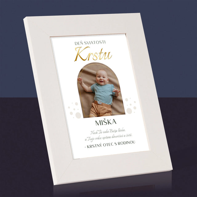 Fotografia A Podpis: Sviatosť Krstu - Rámček Na Fotografiu (Vertikálne)