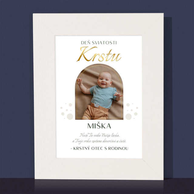 Fotografia A Podpis: Sviatosť Krstu - Rámček Na Fotografiu (Vertikálne)
