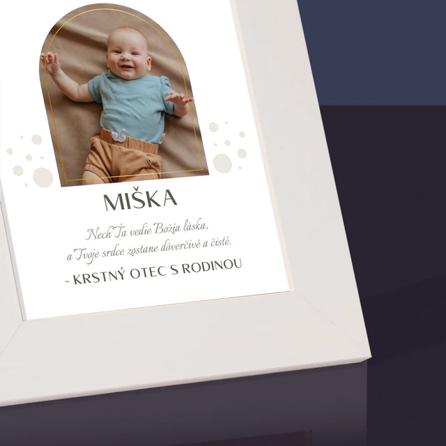 Fotografia A Podpis: Sviatosť Krstu - Rámček Na Fotografiu (Vertikálne)