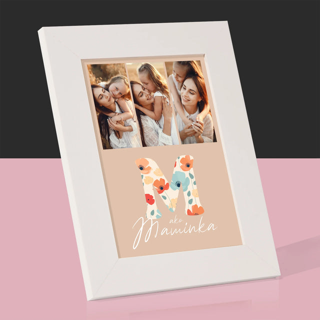 Fotokoláž: M Ako Maminka - Rámček Na Fotografiu (Vertikálne)