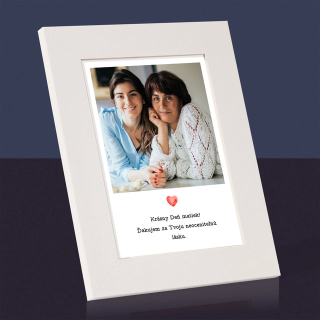 Fotografia A Podpis: Pohľadnica Pre Mamu - Rámček Na Fotografiu (Vertikálne)