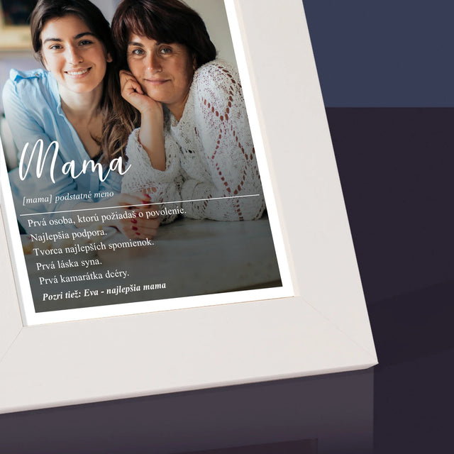 Fotografia A Podpis: Mama Definícia - Rámček Na Fotografiu (Vertikálne)