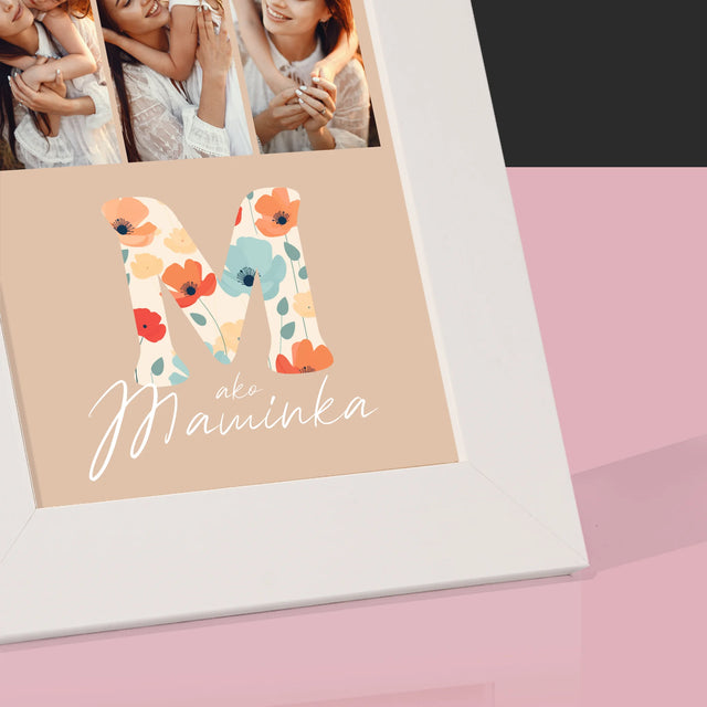 Fotokoláž: M Ako Maminka - Rámček Na Fotografiu (Vertikálne)