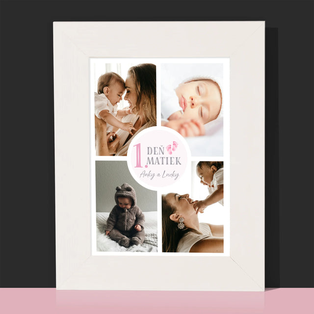 Fotokoláž: Prvý Deň Matiek - Rámček Na Fotografiu (Vertikálne)
