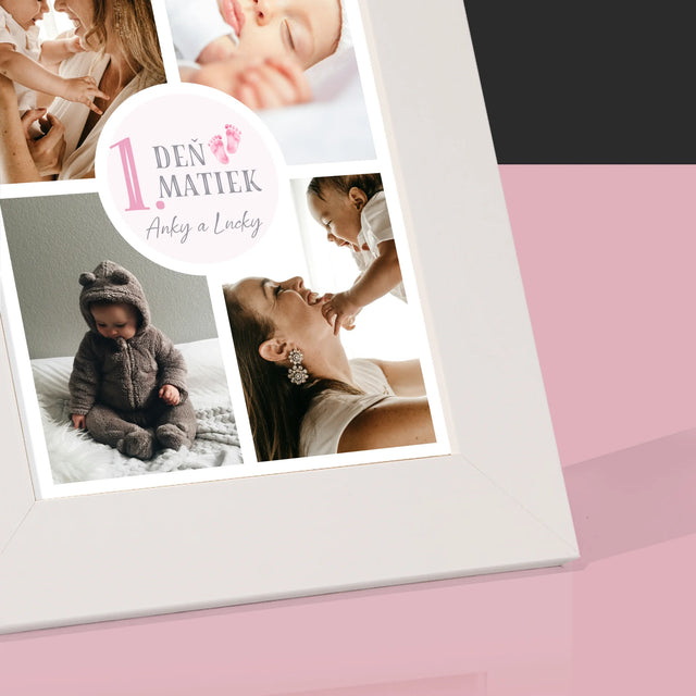 Fotokoláž: Prvý Deň Matiek - Rámček Na Fotografiu (Vertikálne)