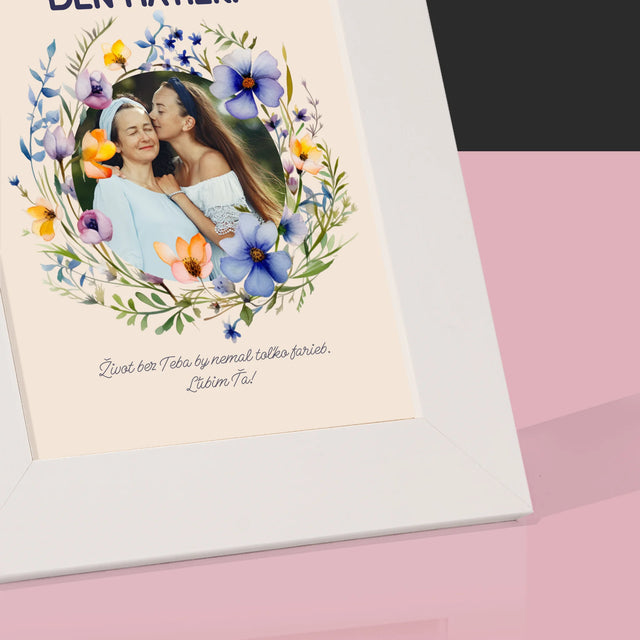 Fotografia A Podpis: Šťastný Deň Matiek - Rámček Na Fotografiu (Vertikálne)