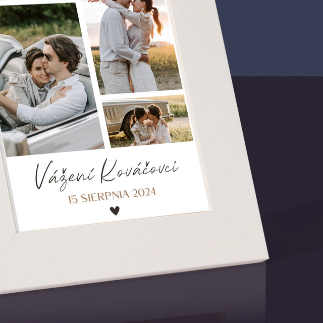 Fotokoláž: Vážení - Rámček Na Fotografiu (Vertikálne)