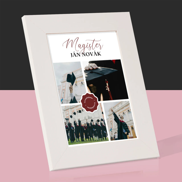 Fotokoláž: Magister - Rámček Na Fotografiu (Vertikálne)
