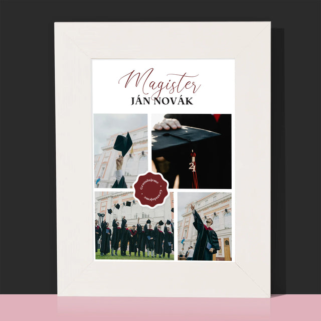 Fotokoláž: Magister - Rámček Na Fotografiu (Vertikálne)